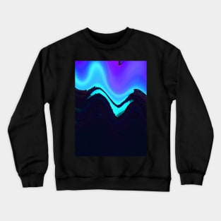 abstract liquidity Crewneck Sweatshirt